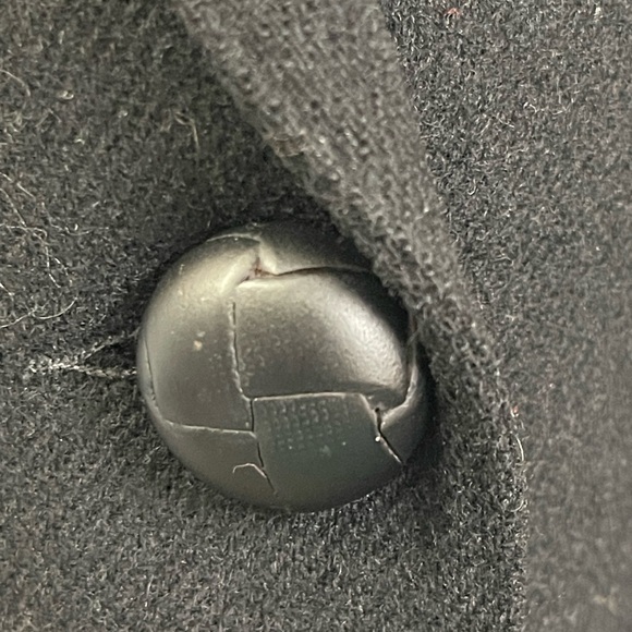 Savannah Petites Women's Black Wool Blazer Size 12 Formal One-Button - Picture 7 of 10